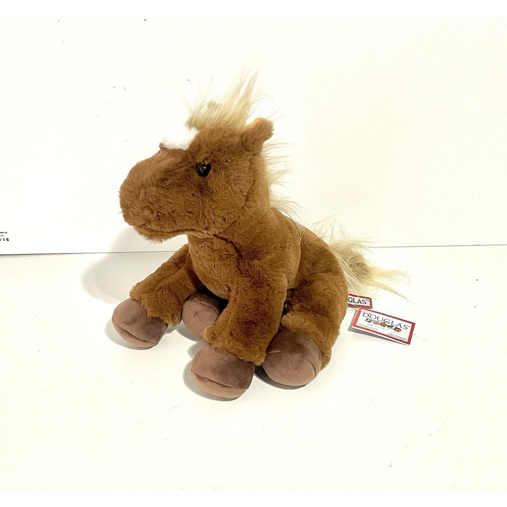 NWT Douglas Nellie Soft Horse Chestnut Plush Stuffed Animal